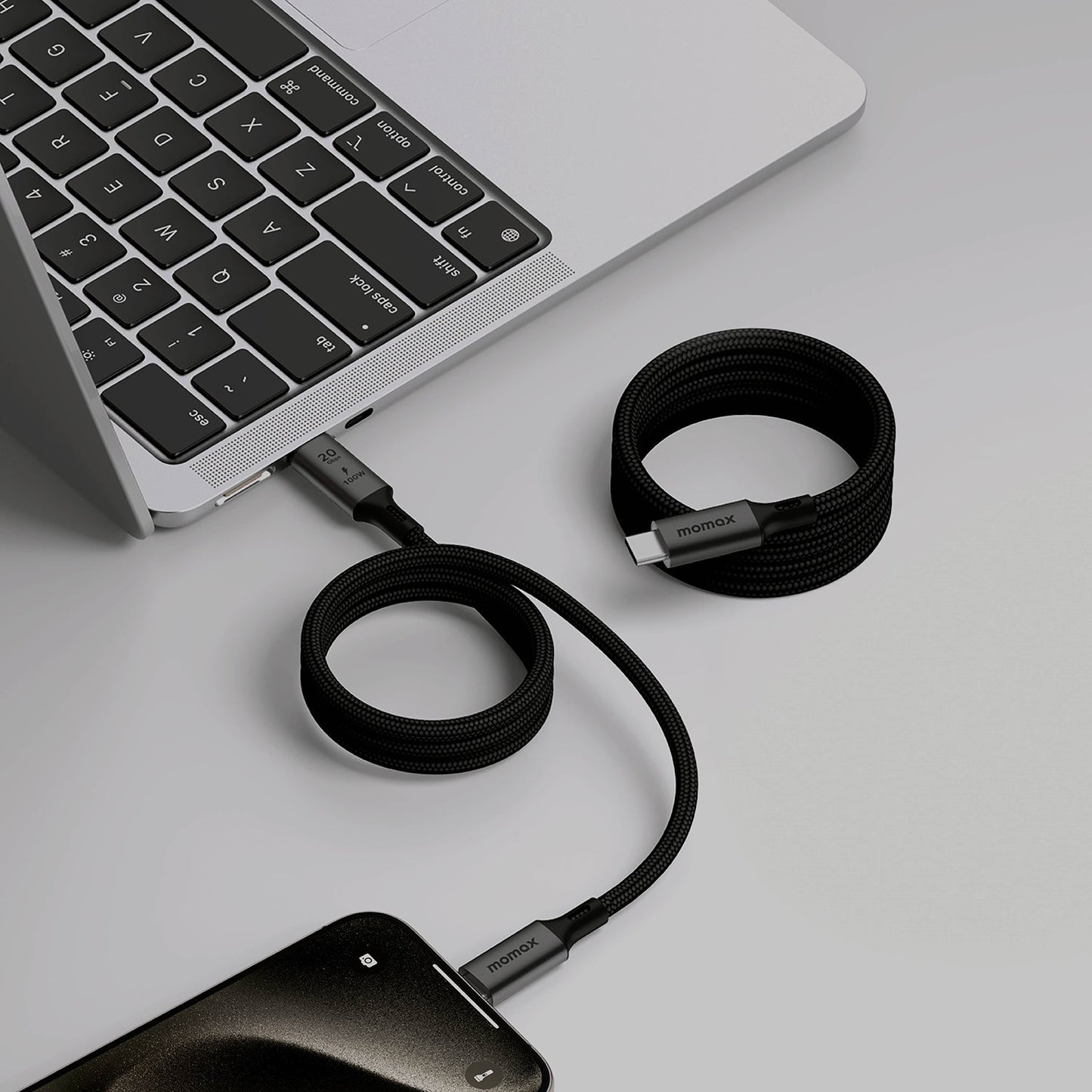 Mag.Link | 磁吸連接線 USB-C to USB-C USB 100W 3.2 Gen 2x2 (1M)