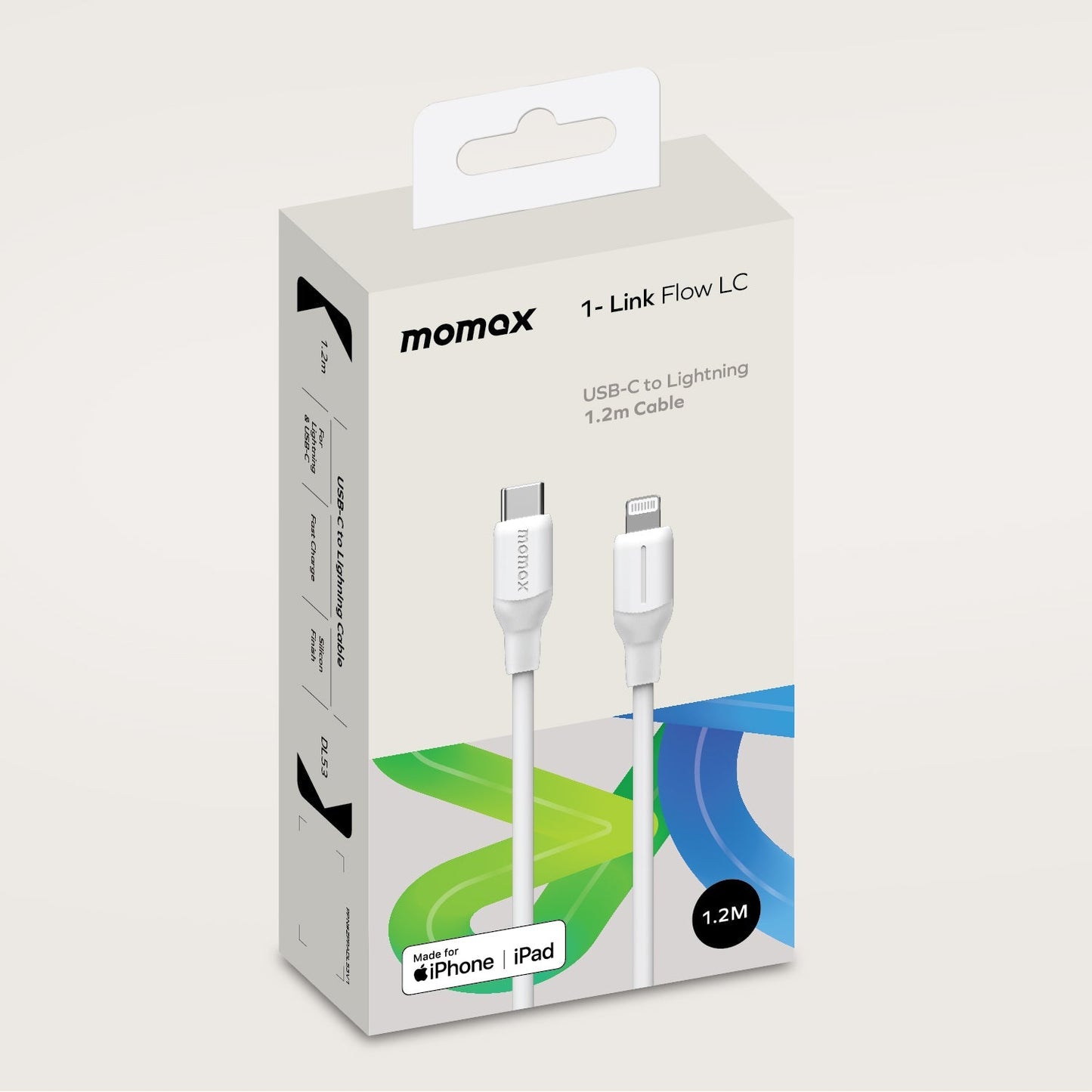 1-Link Flow CL USB-C to Lightning 充電線 (1.2米)