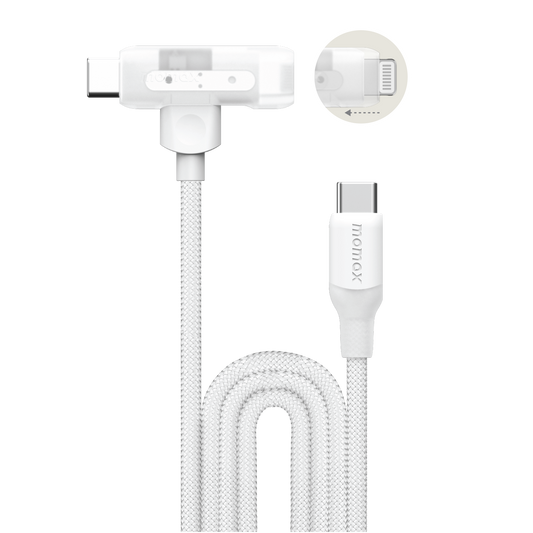 1-Link Flow Duo 2-in-1 USB-C to Lightning 編織線 (1.5米)