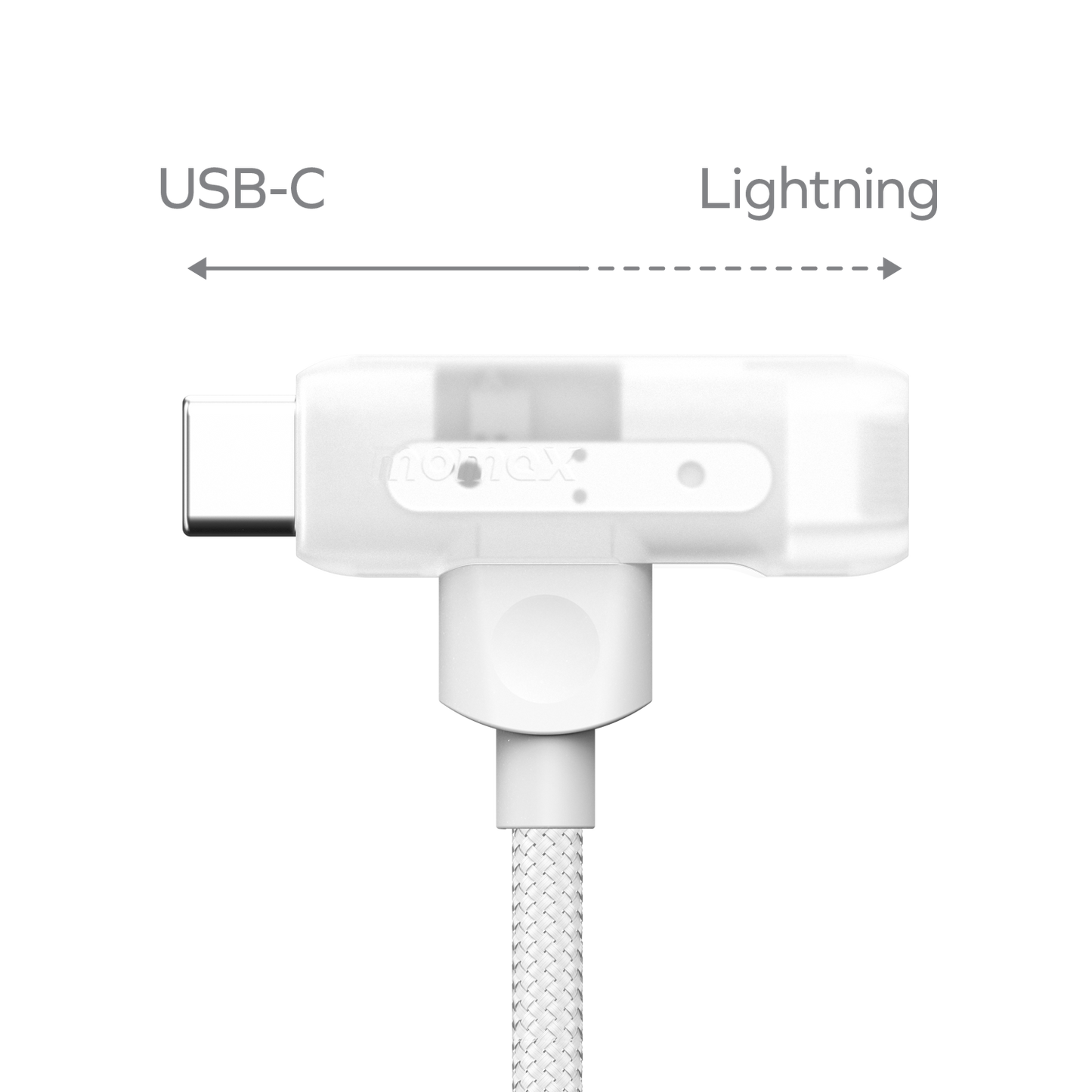 1-Link Flow Duo 2-in-1 USB-C to Lightning 編織線 (1.5米)