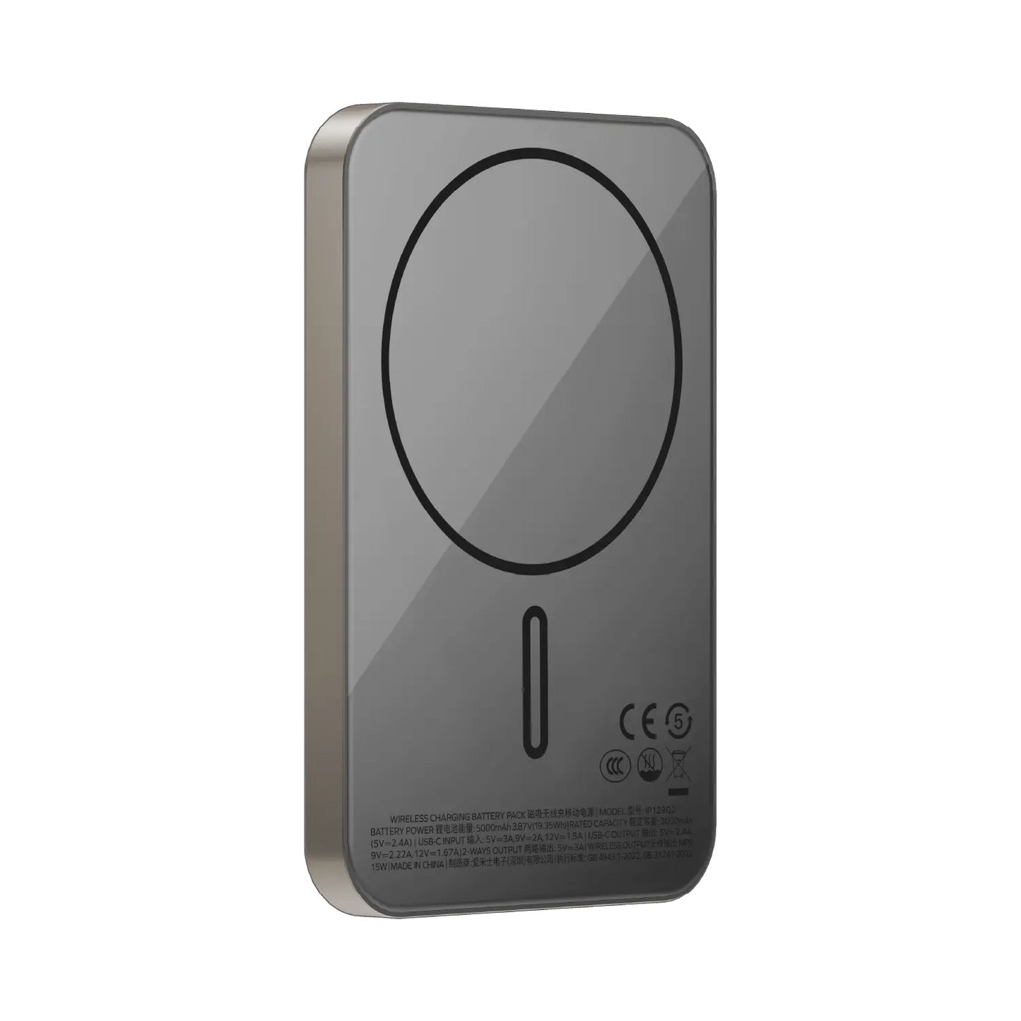 1-Power Q.Pass 5000mAh Qi2 磁吸流動電源 (CCC 認證)