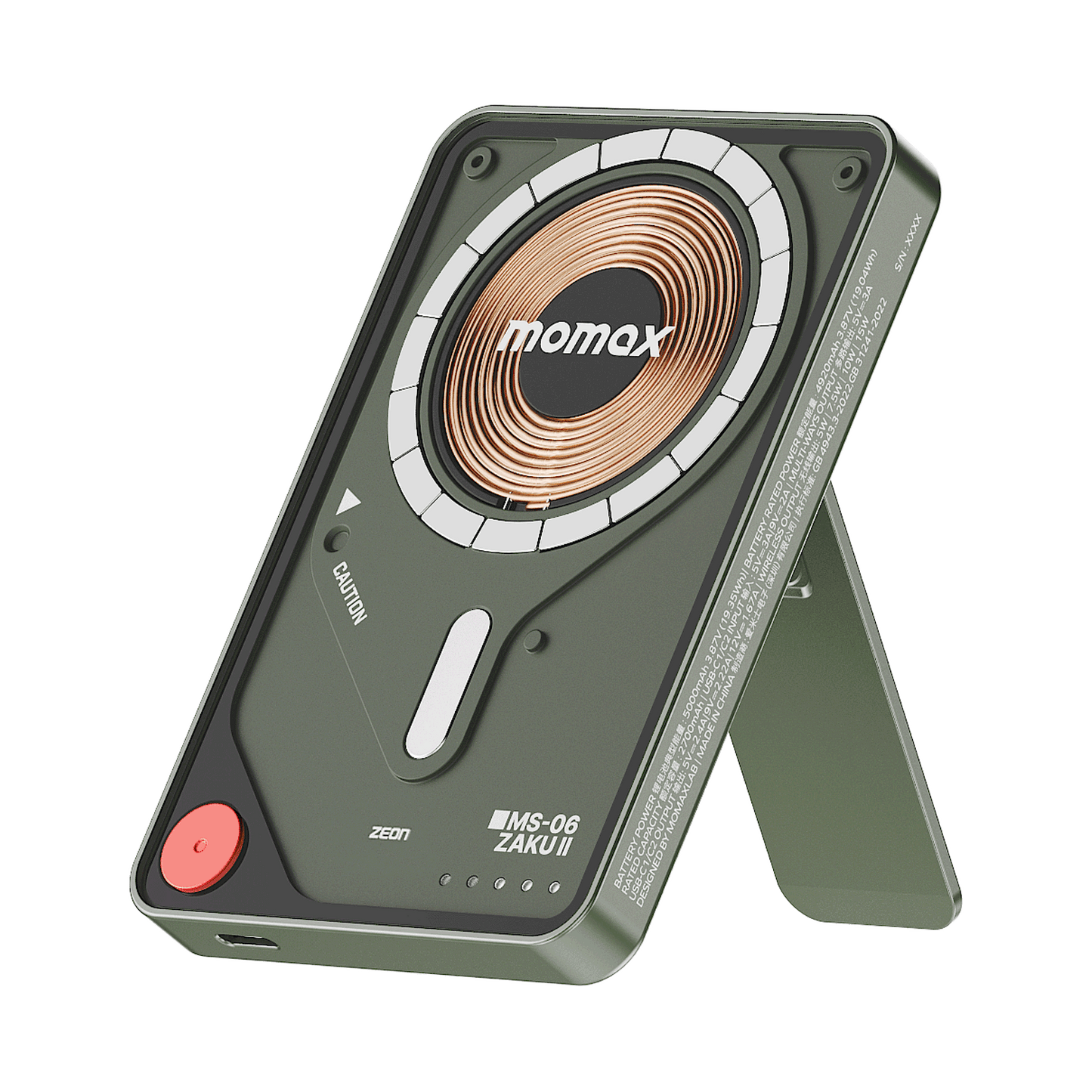 1-Power X Pro 5000mAh 內置USB-C線移動源支架