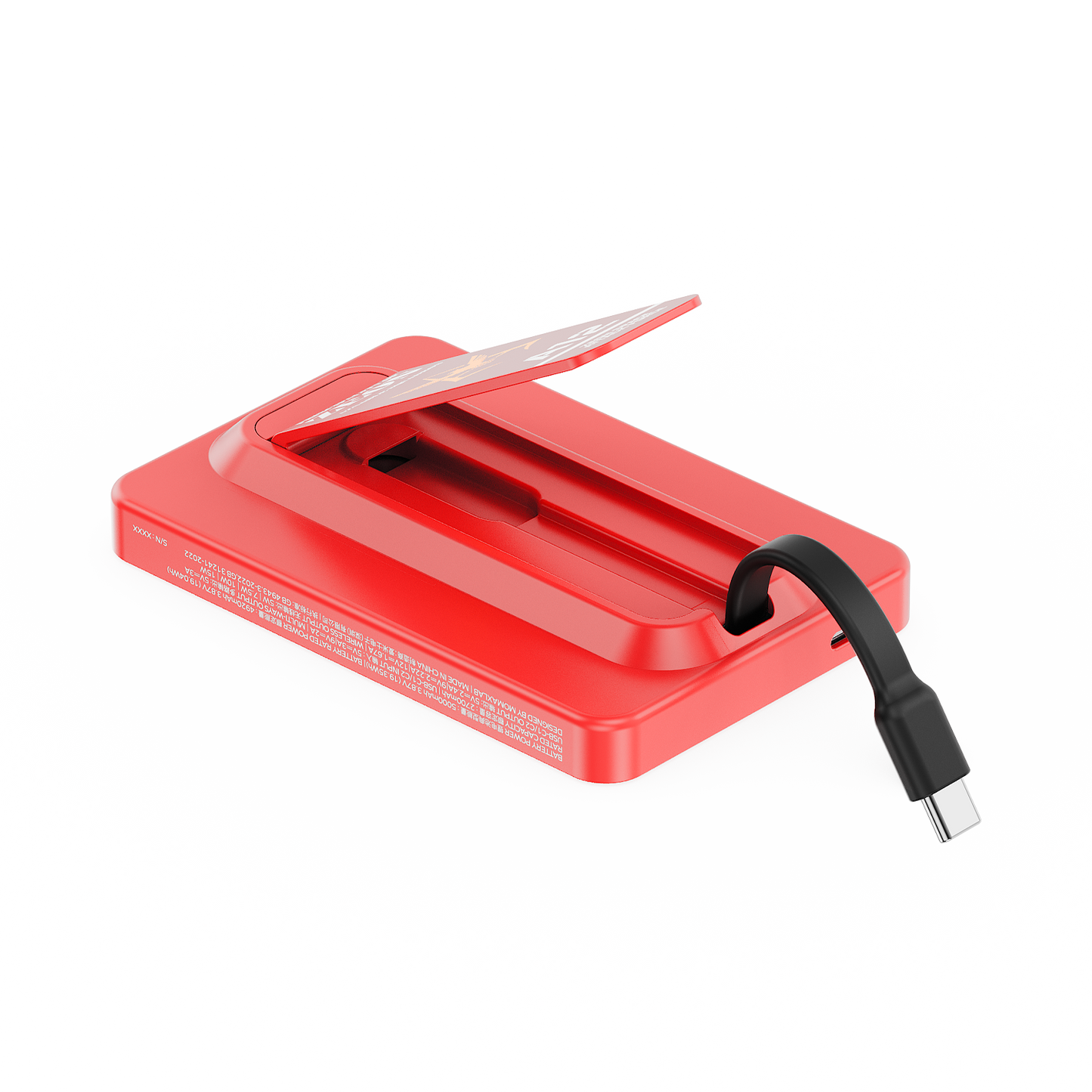 1-Power X Pro 5000mAh 內置USB-C線移動源支架