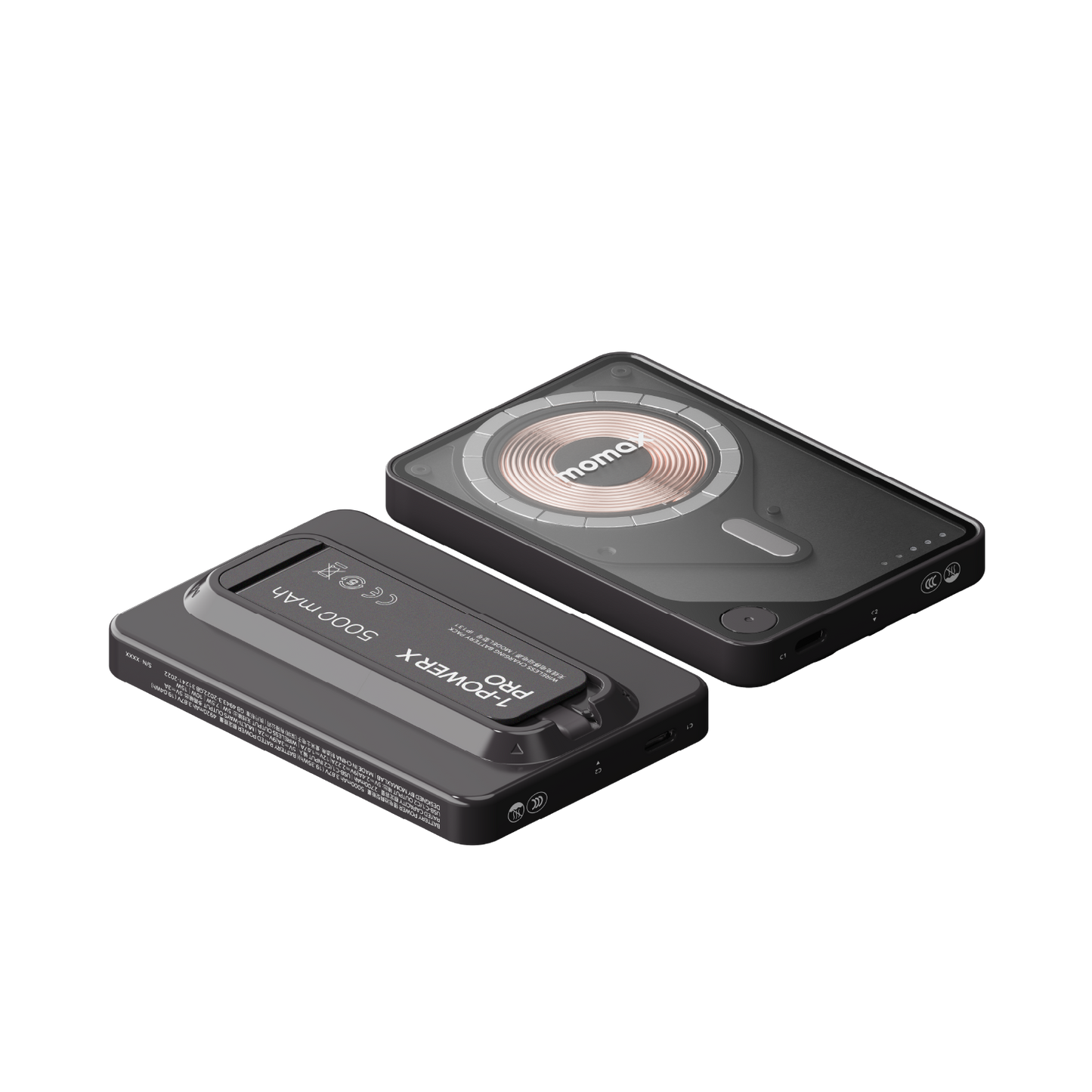 1-Power X Pro 5000mAh 內置USB-C線移動源支架 (CCC 認證)