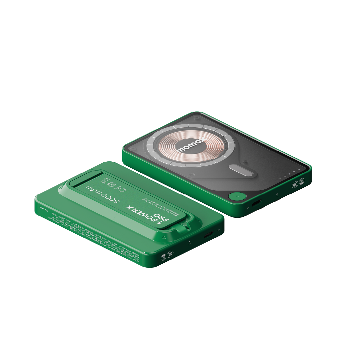 1-Power X Pro 5000mAh 內置USB-C線移動源支架 (CCC 認證)