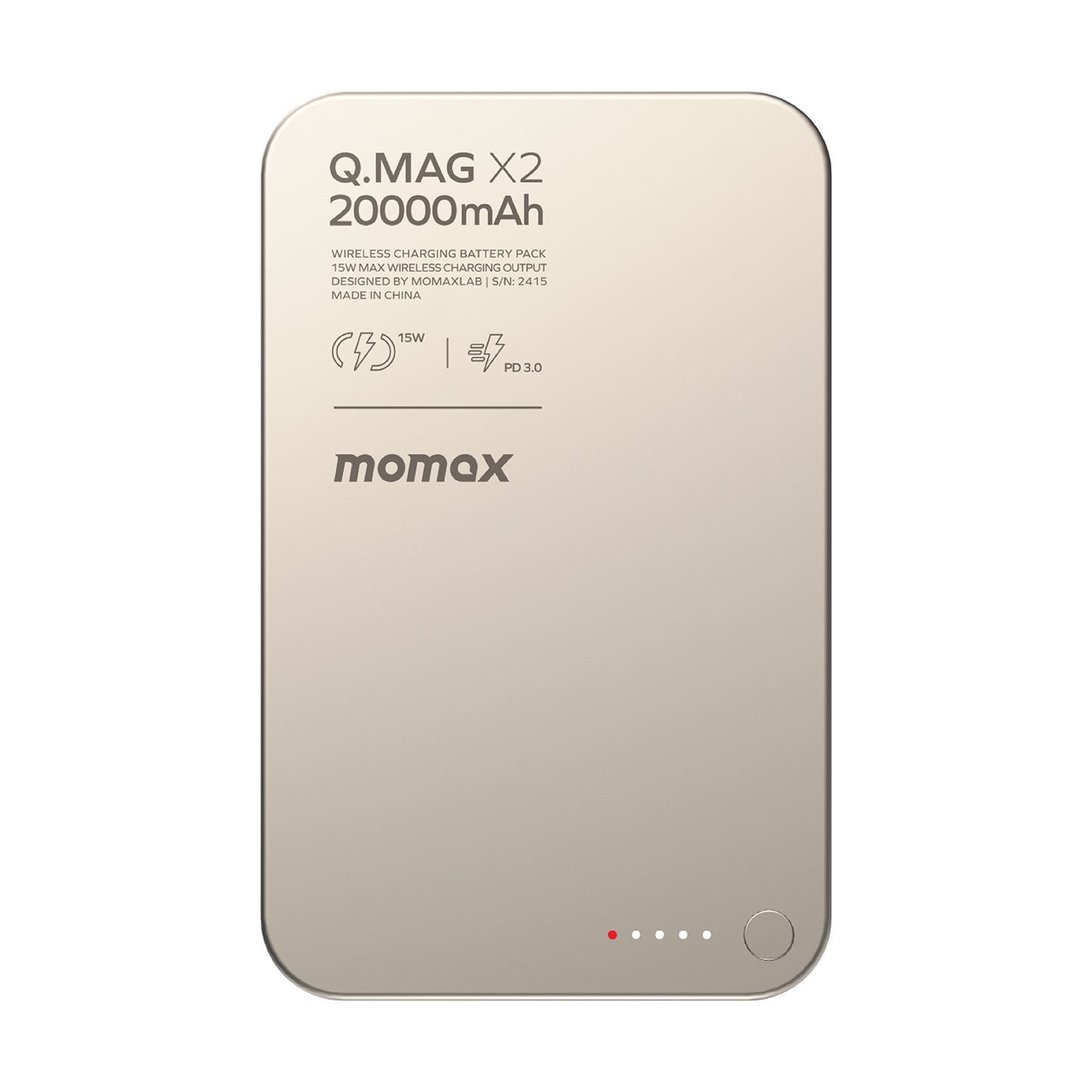Q.MAG X2 20000mAh超薄磁吸流動電源 - 第二代 (CCC 認證)