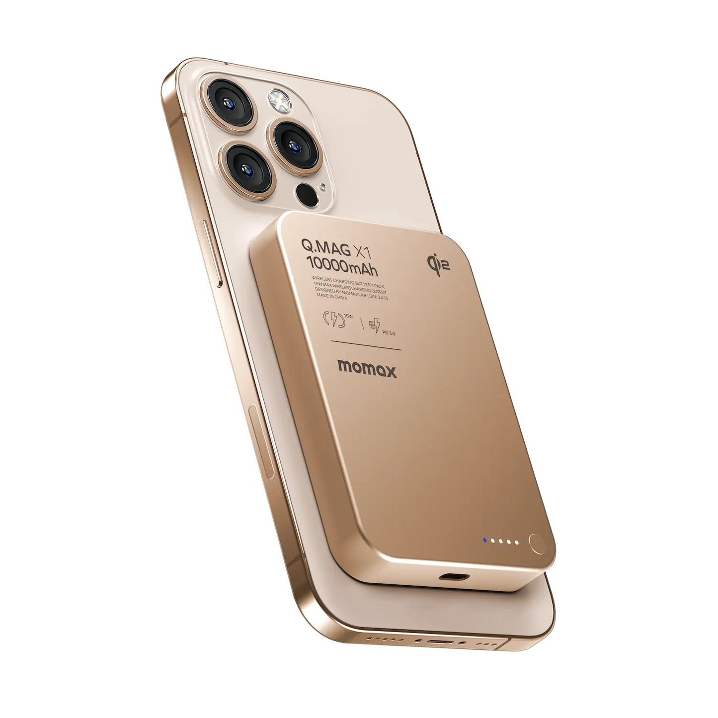 Q.Mag X1 Qi2 超薄磁吸流動電源 10000mAh - 第二代