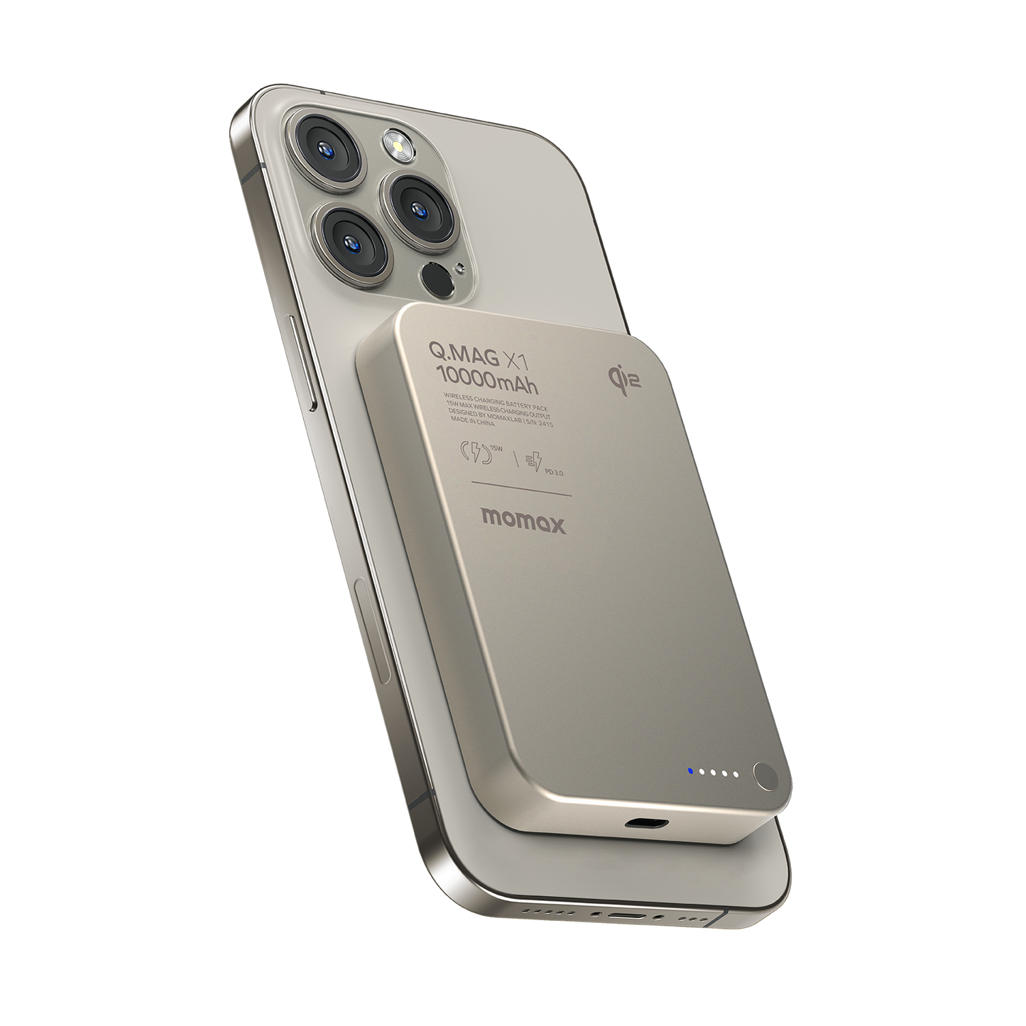 Q.Mag X1 Qi2 超薄磁吸流動電源 10000mAh - 第二代
