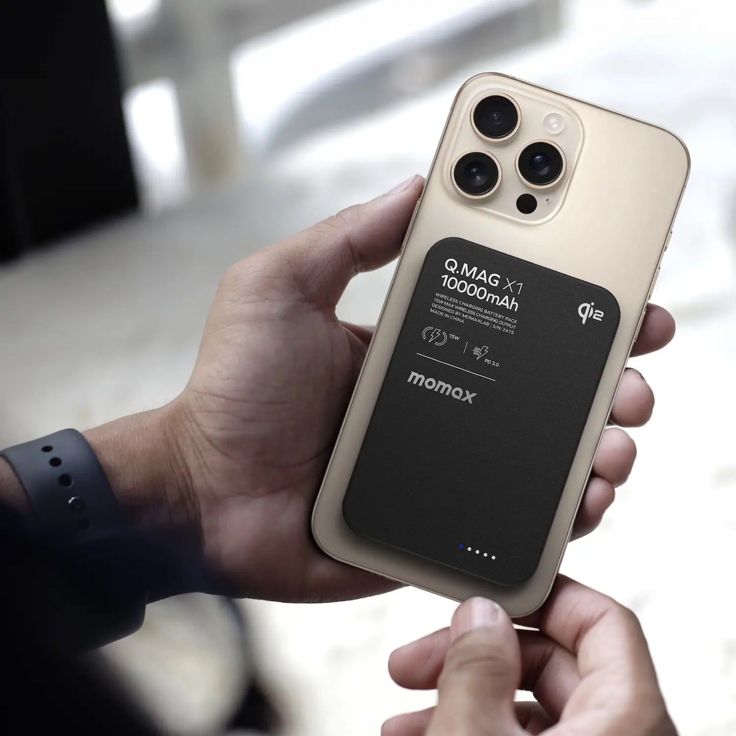 Q.Mag X1 Qi2 超薄磁吸流動電源 10000mAh - 第二代