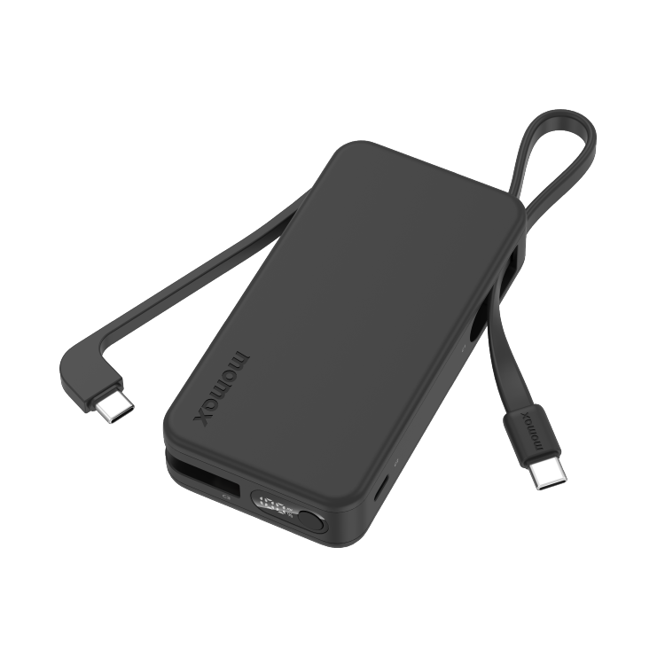 1-Power Vital+ 10000mAh 流動電源,內建雙 USB-C 線 (CCC 認證)