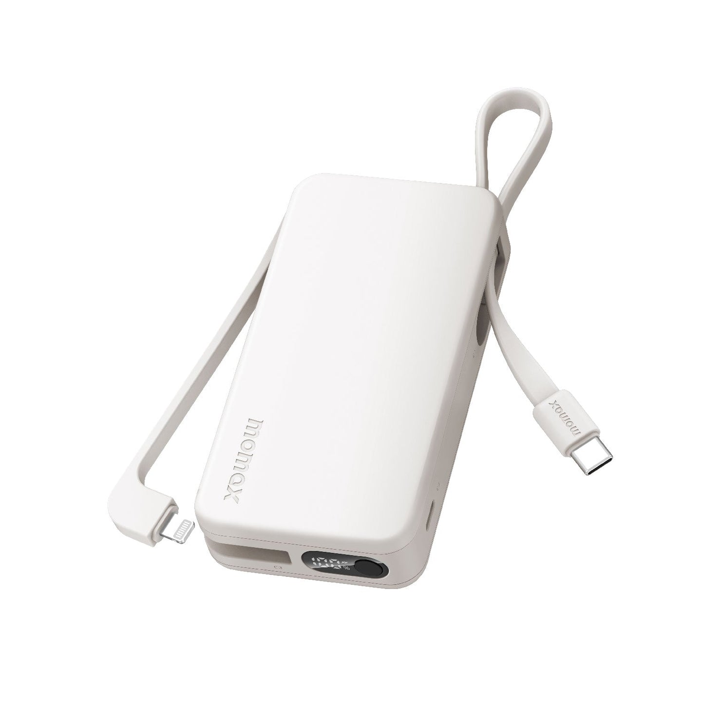 1-Power Vital+ 10000mAh 內建 USB-C 和 Lightning 線 流動電源 (CCC 認證)