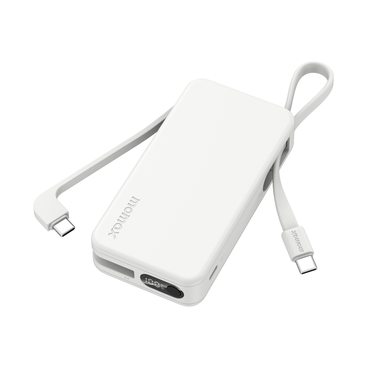 1-Power Vital+ 10000mAh 流動電源,內建雙 USB-C 線 (CCC 認證)