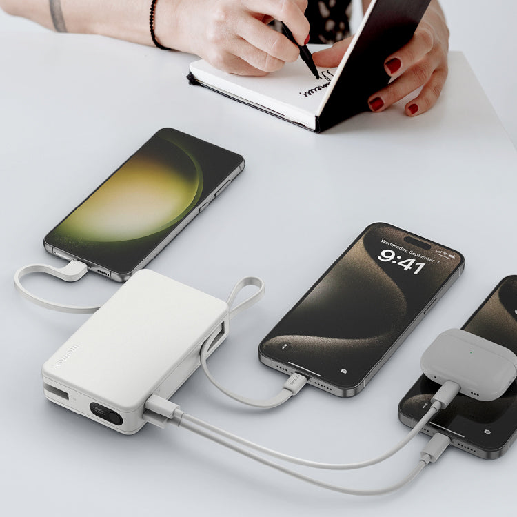 1-Power Vital+ 20000mAh 流動電源,內建雙 USB-C 線