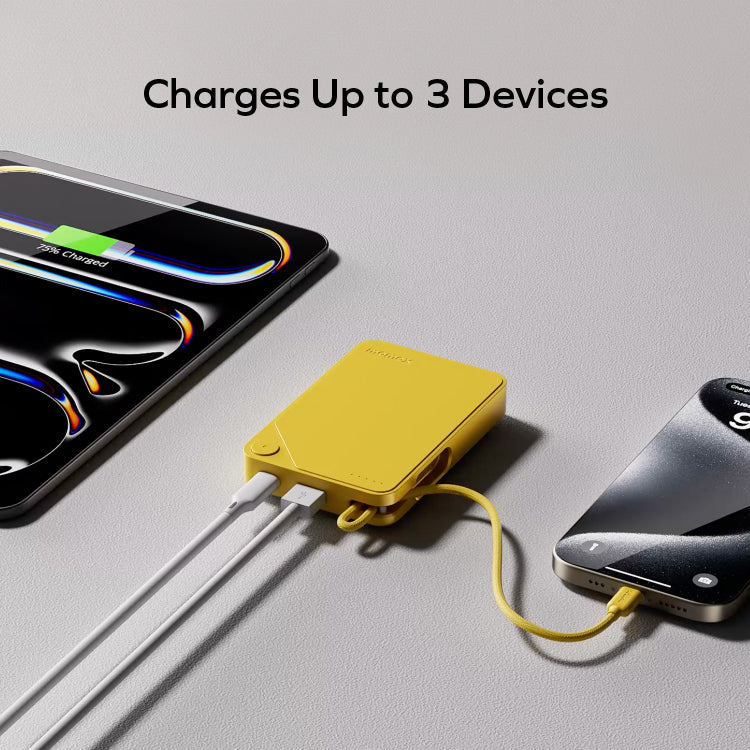 1-Power X 10000mAh 內置USB-C線移動電源 (CCC 認證)