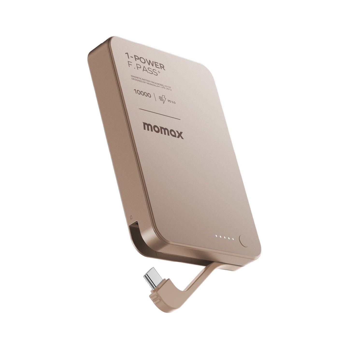 1-Power F.Pass+ 10000mAh 磁力帶線流動電源 (CCC 認證)