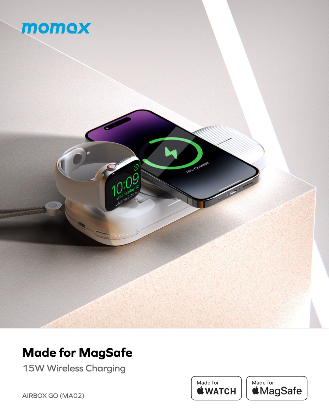 Airbox Go 第二代磁吸充電盒