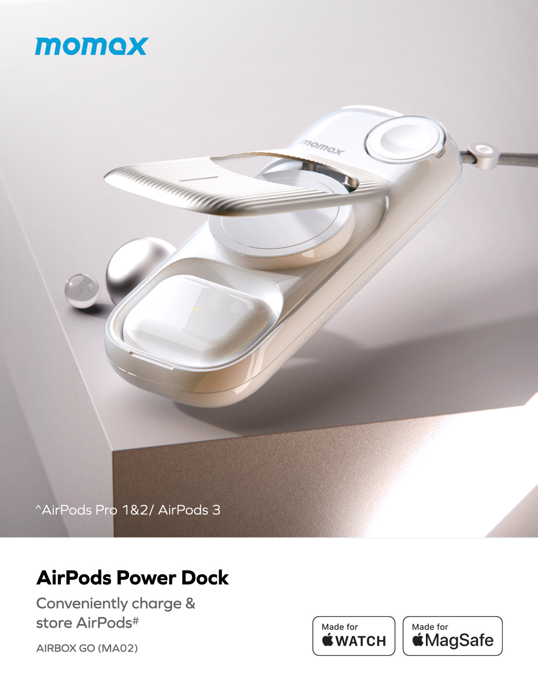 Airbox Go 第二代磁吸充電盒