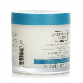 CHRISTOPHE ROBINCLEANSING PURIFYING SCRUB WITH SEA SALT (SOOTHING DETOX TREATMENT SHAMPOO) - SENSITIVE OR OILY SCALP 250ml