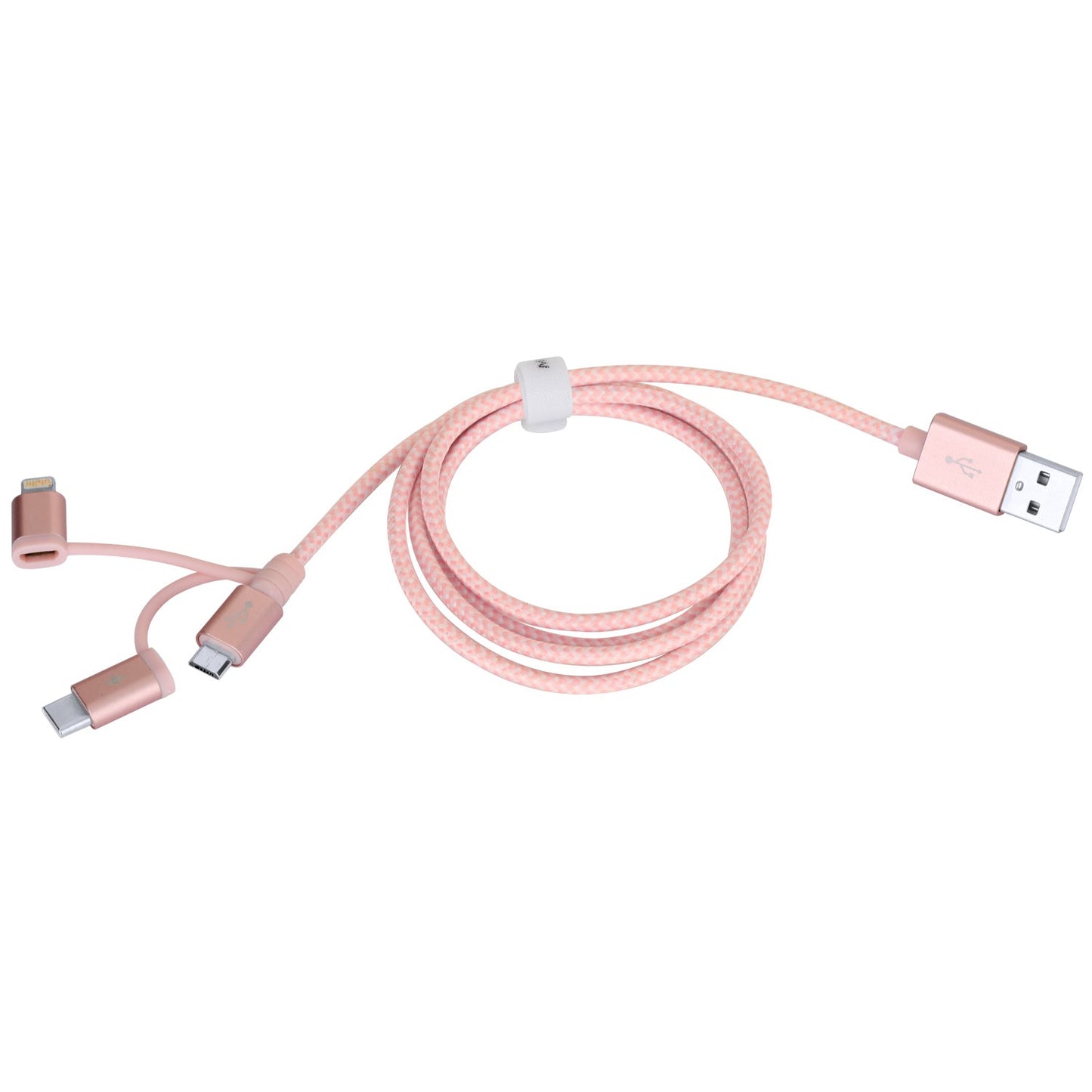 One Link 3-in-1 USB A to Micro USB/Lightning/USB-C (1米)