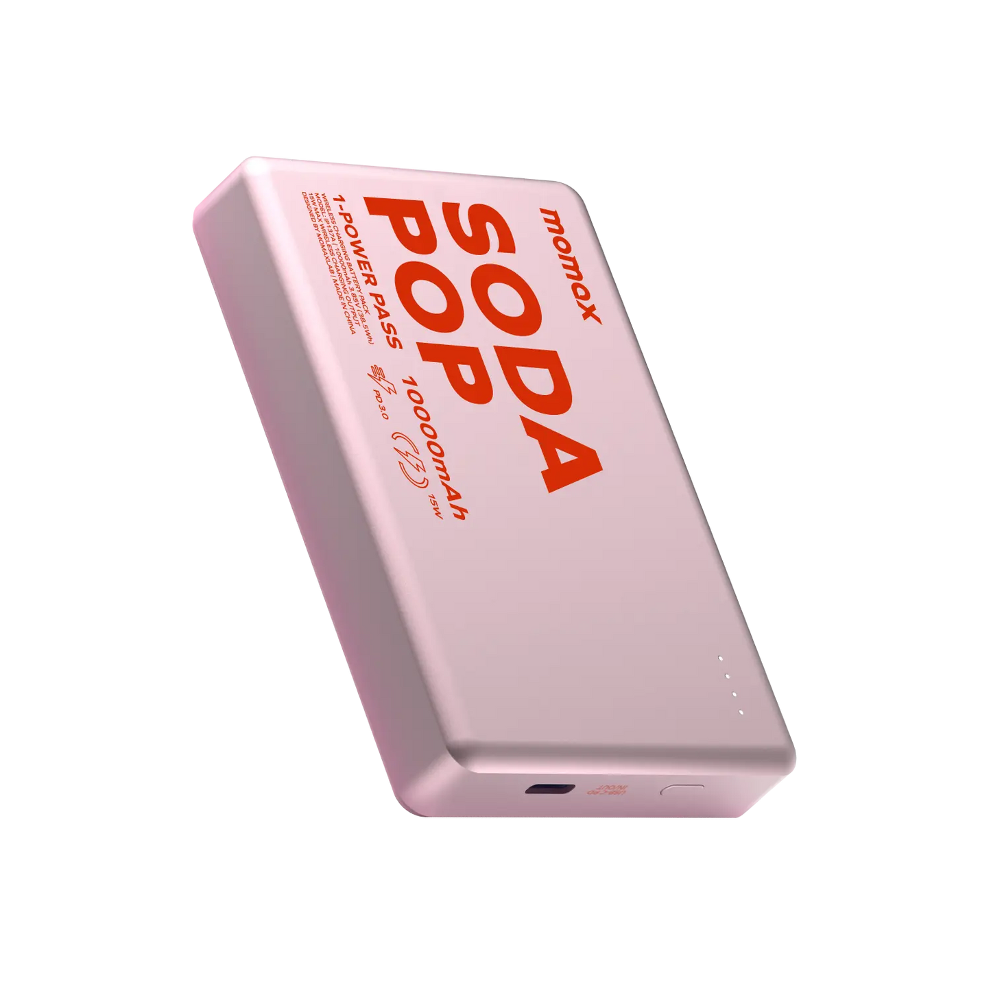 1-Power Pass 磁吸無線吸流動電源 10000mAh (CCC 認證)