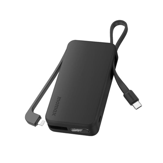 1-Power Vital+ 10000mAh 內建 USB-C 和 Lightning 線 流動電源 (CCC 認證)