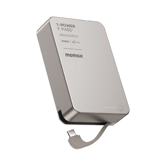 1-Power F.Pass⁺ 20000mAh 磁吸帶線流動電源 (CCC 認證)