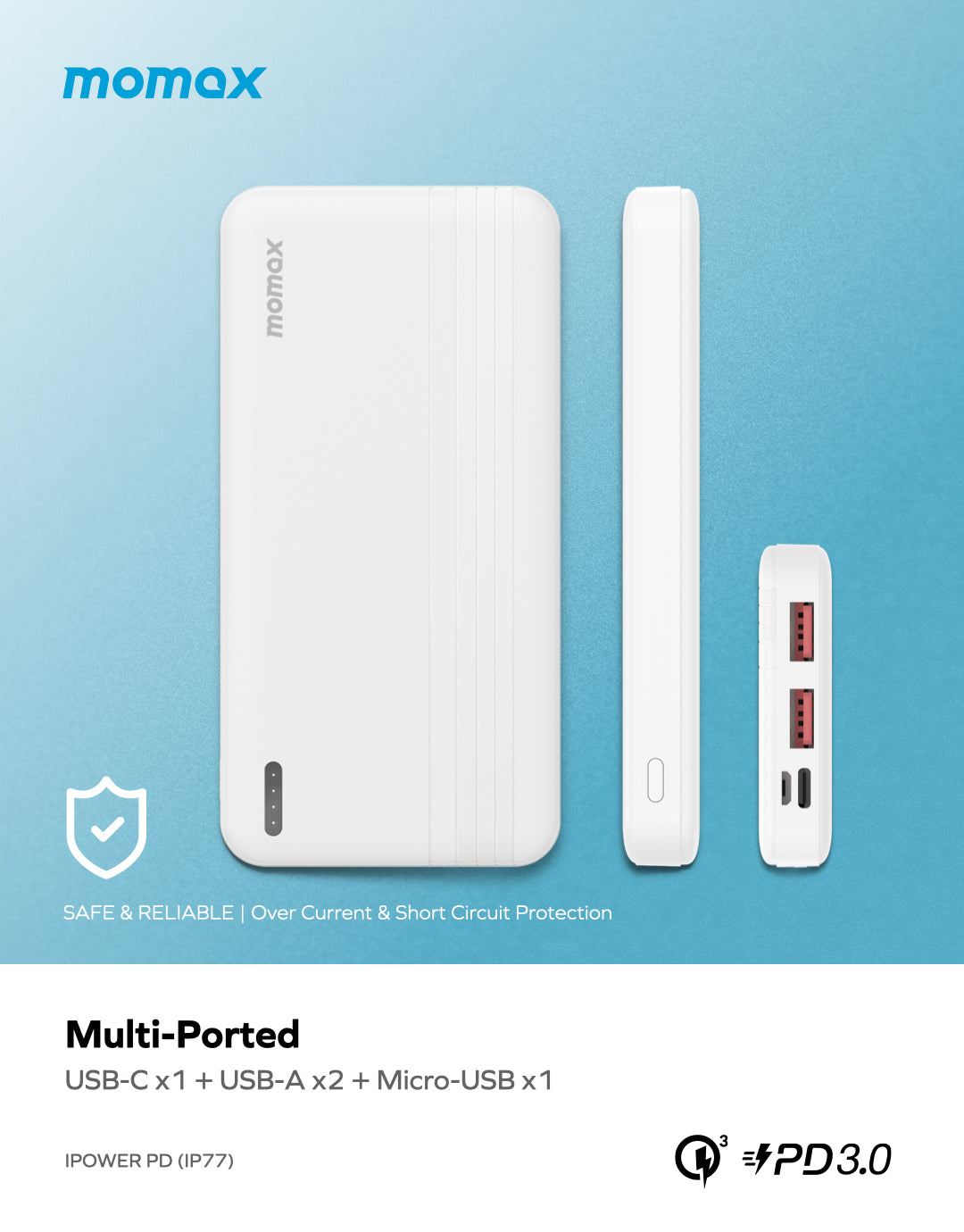 iPower PD 快充流動電源 10000mAh (CCC 認證)